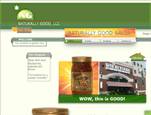 Tablet Screenshot of naturallygoodsalsa.com